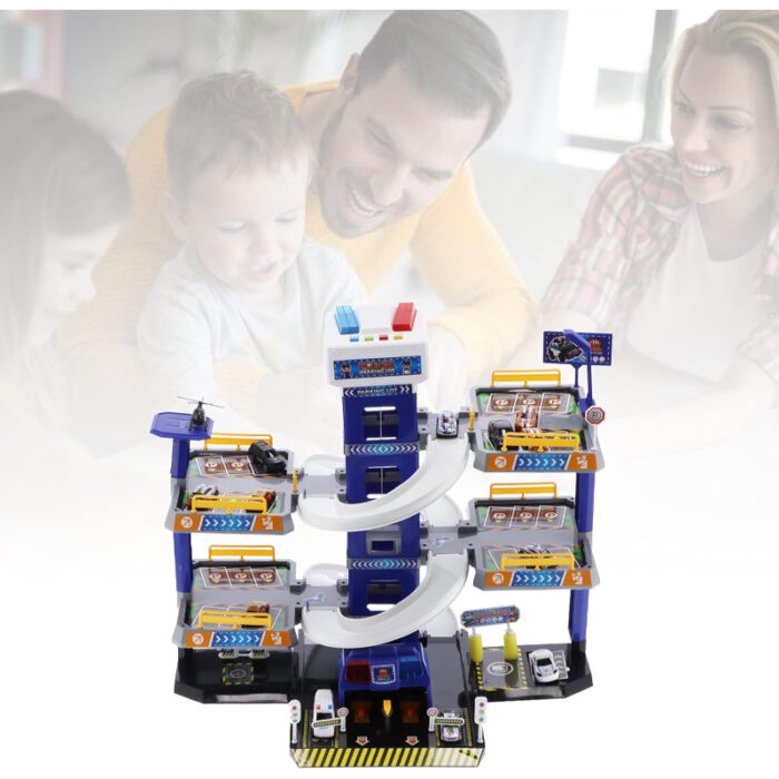 City Shuttle Fire Parking Playset Stand For kids - Image 3