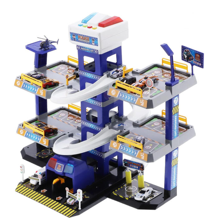 City Shuttle Fire Parking Playset Stand For kids - Image 5