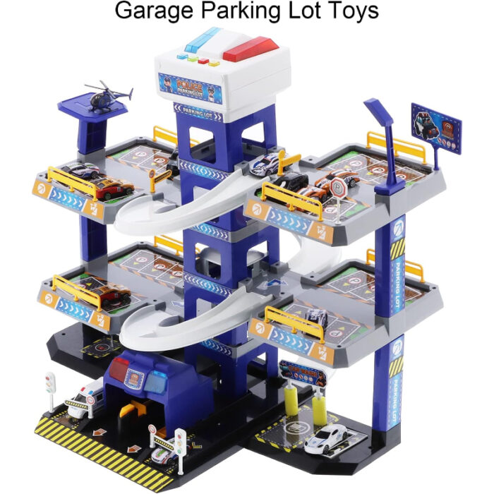City Shuttle Fire Parking Playset Stand For kids - Image 4
