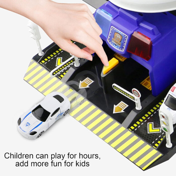 City Shuttle Fire Parking Playset Stand For kids - Image 8