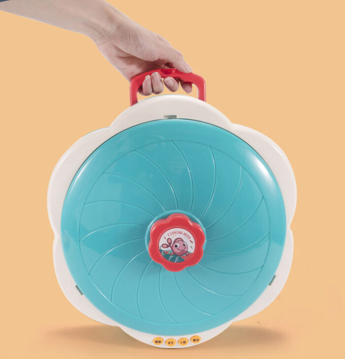 Fishing Multifunctional 3in1 Hero Magnetic Fish Game Electric Musical Rotating Board Kids Toy - Image 2
