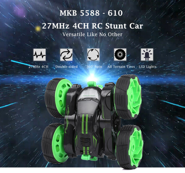Climbing RC Car 360 Degree Rotation Transformation MKB 5588 27MHz 4CH Car Fall Resistance - Image 7