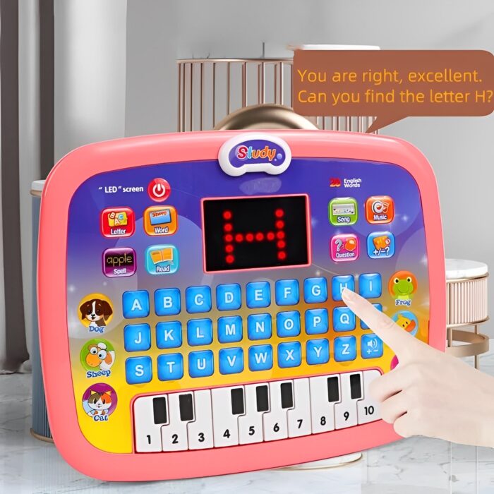 26 English Words Kids Learning Educational Tablet With Led Screen - Image 6