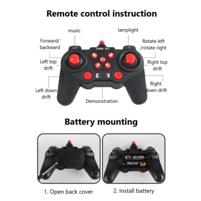 360-Degree RC Stunt Car With All-Round Mobility And Anti-Interference Function - Image 2