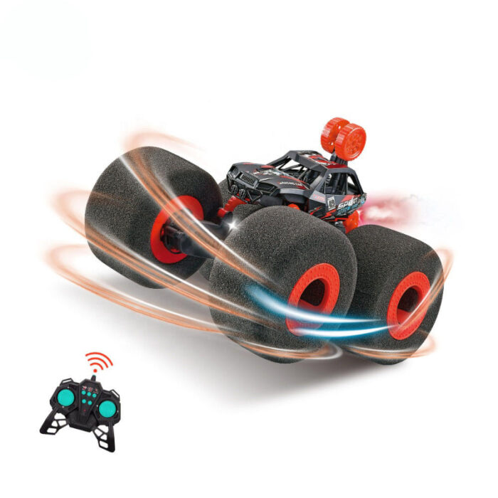2.4G Lightweight Remote Control Sponge Wheel Water Spray Stunt Car - Image 3
