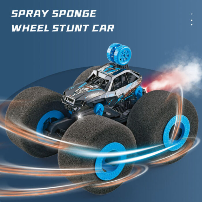 2.4G Lightweight Remote Control Sponge Wheel Water Spray Stunt Car - Image 5