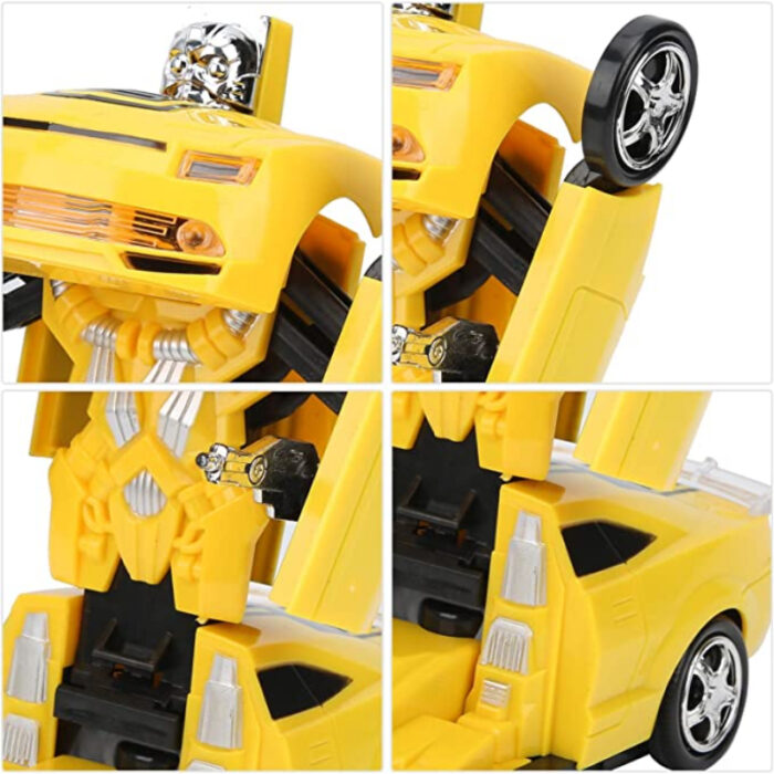 2 in 1 Cool Lighting Electric Racing Car Transformer Robots - Image 7