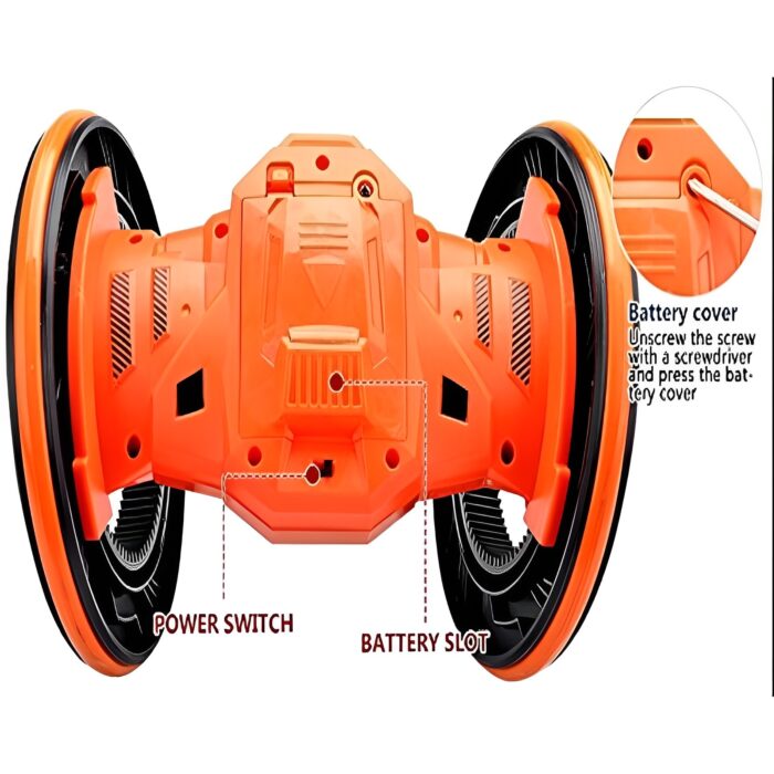 Radio Controlled Racing Stunt Car 360° Spins Vehicle For Kids - Image 3