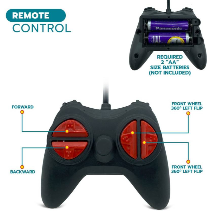 360 Degree Rotating And Flipping Remote Control Mini Spinner Car Toy For Kids - Image 12