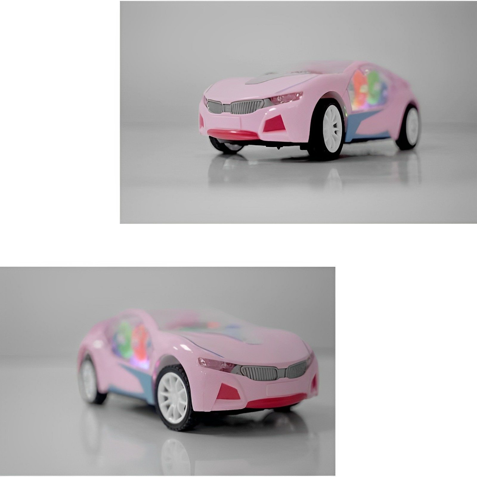 Futuristic Designed Remote-Controlled Toy Car With LED Light Gear Rotation - Image 2