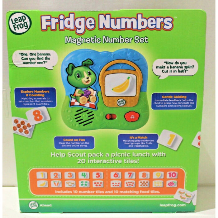 Colorful LeapFrog Fridge Phonics Magnetic Letter Set Toy for Kids - Image 6