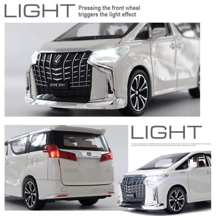 Dynamic Drive Explorer Alphard Feature-Packed Die-Cast Metal Model Car With Light And Sound - Image 2
