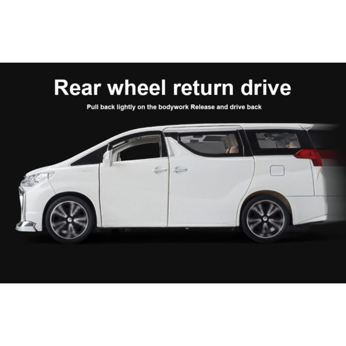 Dynamic Drive Explorer Alphard Feature-Packed Die-Cast Metal Model Car With Light And Sound - Image 3