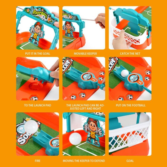 Mini Table Soccer Set Children Sports Toy Desktop Soccer Field - Image 3
