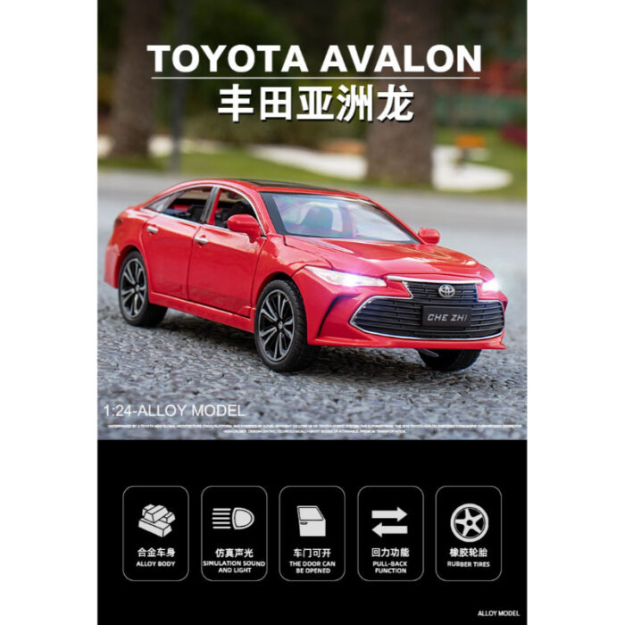 Toyota Avalon Alloy Model Die casts & Metal Car Sound and Light Toy - Image 5