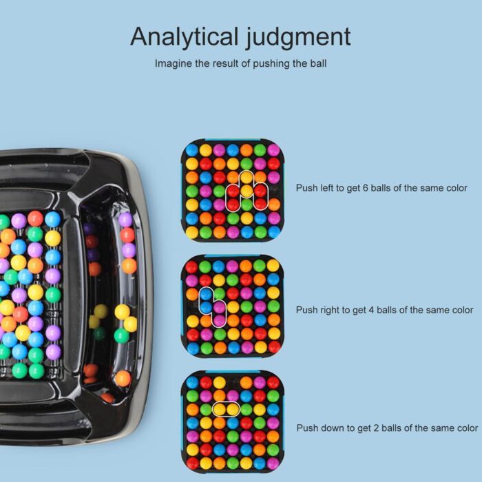 120 PCs Rainbow Ball Competitive Puzzle Game For Kids - Image 5