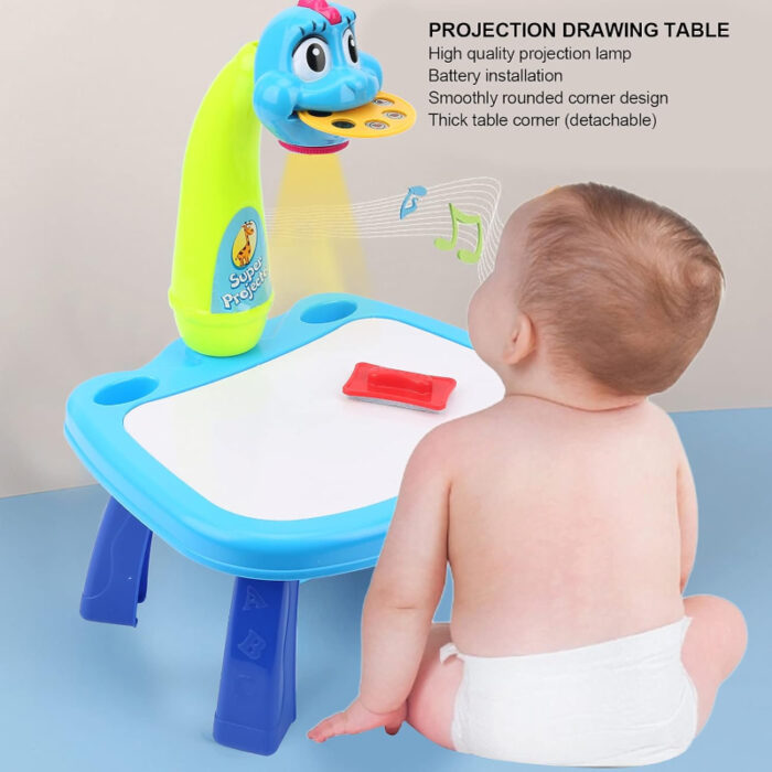Detachable Stylish Projection Drawing Table For Early Learning - Image 11