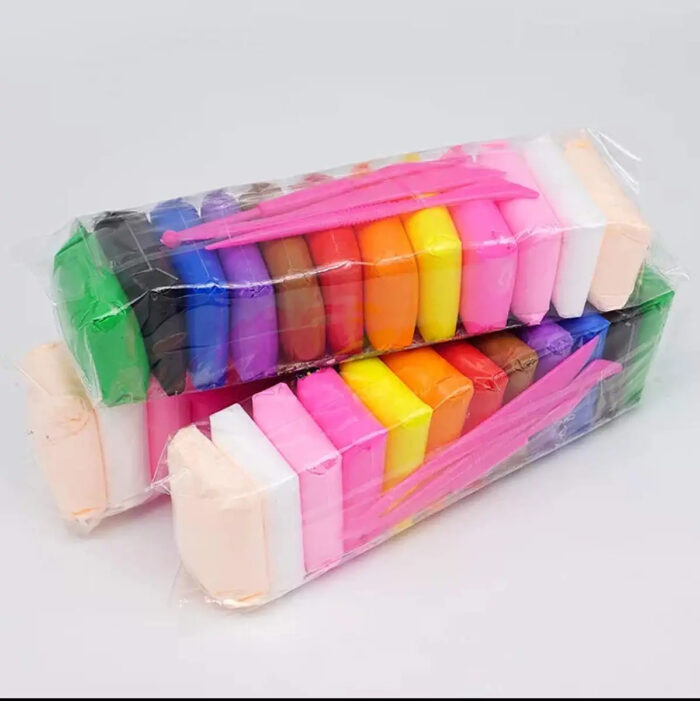 Pack of 4 Colorful DIY Art Clay Fluffy Foam with Tools (12 Color Foams in Each Pack) - Image 9