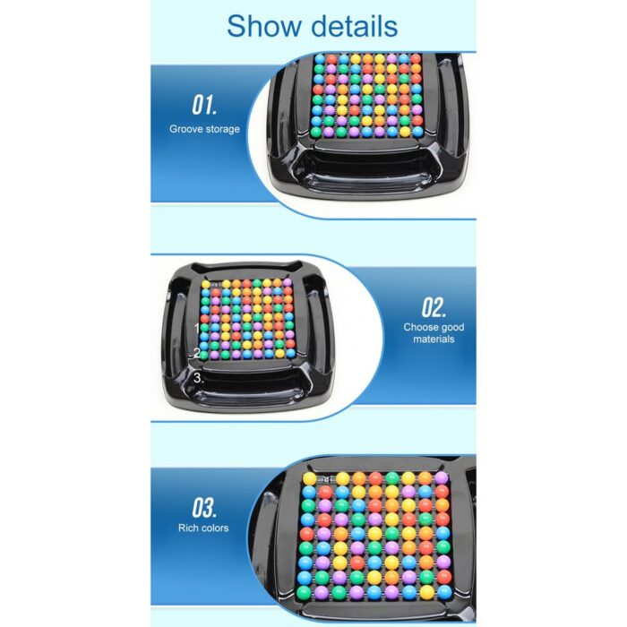 120 PCs Rainbow Ball Competitive Puzzle Game For Kids - Image 4