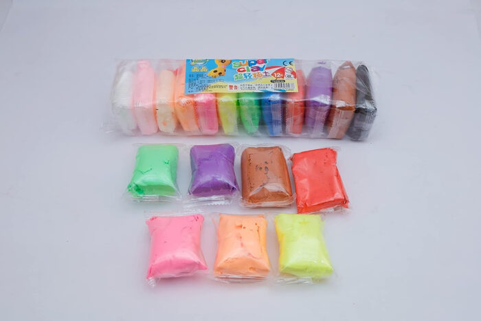 Pack of 4 Colorful DIY Art Clay Fluffy Foam with Tools (12 Color Foams in Each Pack) - Image 8