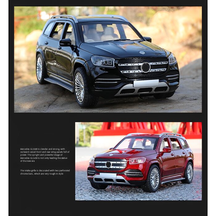 Mercedes-Benz GLS 580 SUV 1/24 Alloy Model Die-Cast Car Toy - Image 8