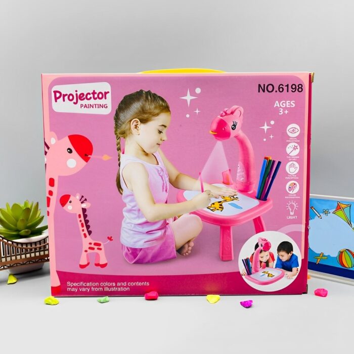 Detachable Stylish Projection Drawing Table For Early Learning - Image 5