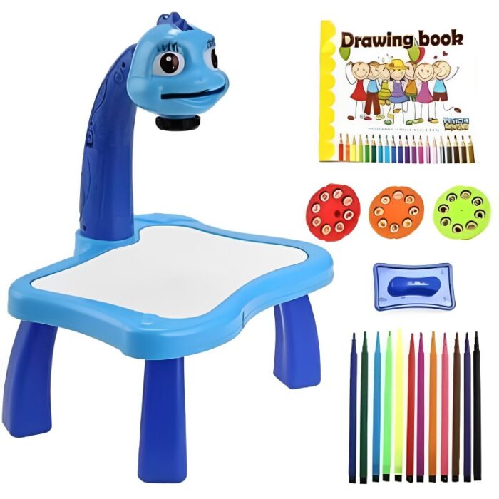3-In-1 Frozen Creative Projection Painting Table For Kids Creative - Image 4